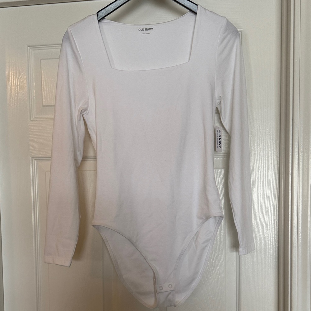 Old Navy Classic White Bodysuit